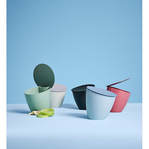 Krémová nádoba na kompostovatelný odpad 2,2 l Nordic white – Mepal-image-2