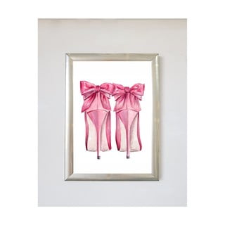 Plakát 20x30 cm Pink Fashion Shoes - Piacenza Art