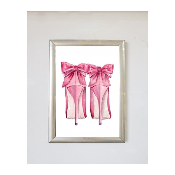 Plakát 20x30 cm Pink Fashion Shoes – Piacenza Art