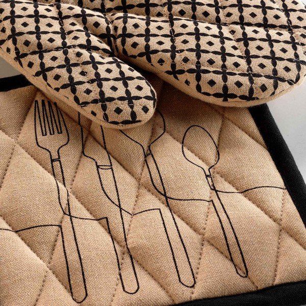 Chňapky z recyklované bavlny v sadě 2 ks Cuisiline – douceur d'intérieur-image-1