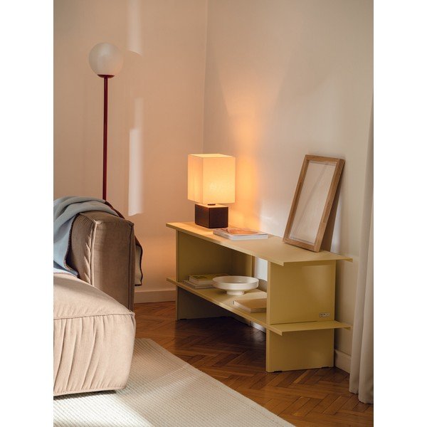 Žlutý kovový regál 160x57x37 cm Hes – noo.ma-image-1