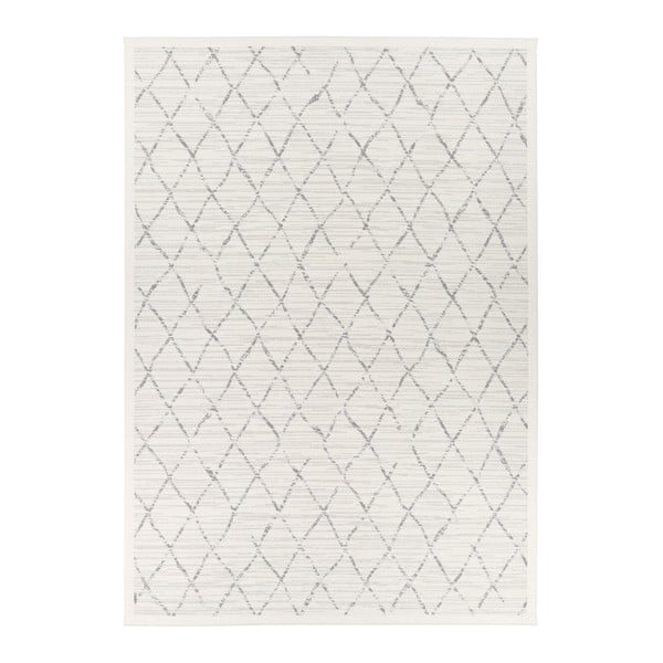 Bílý vzorovaný oboustranný koberec Narma Vao, 140 x 200 cm-image-1