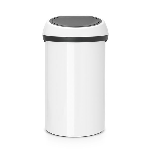 Bílý dotykový ocelový odpadkový koš 60 l Touch Bin – Brabantia-image-2