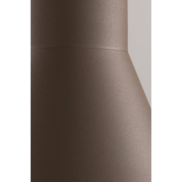 Hnědé hliníkové stmívatelné závěsné svítidlo ø 10 cm Evan – Jotex-image-3
