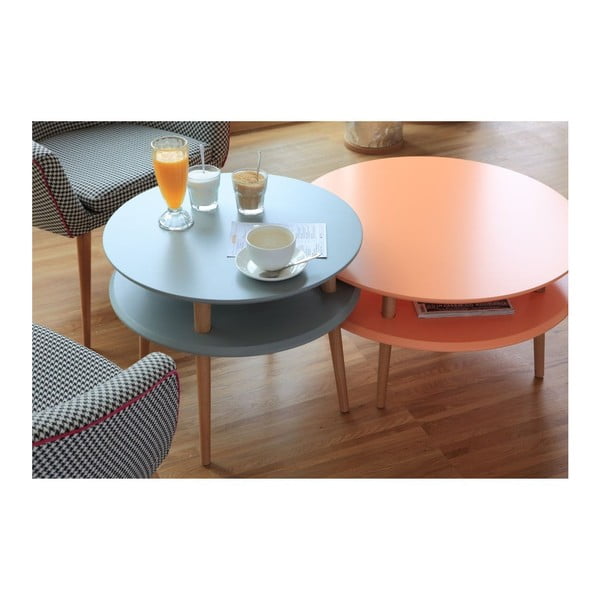 Bílý konferenční stolek Ragaba UFO, Ø 70 cm-image-3