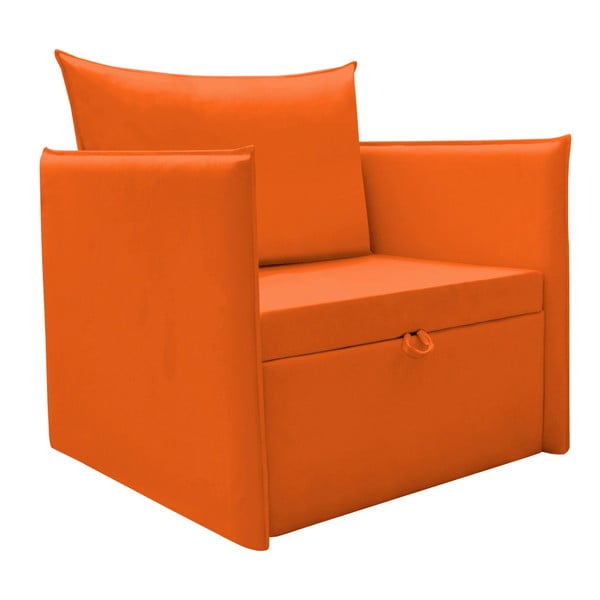 Oranžové variabilní křeslo/lůžko 13Casa Furby Plus