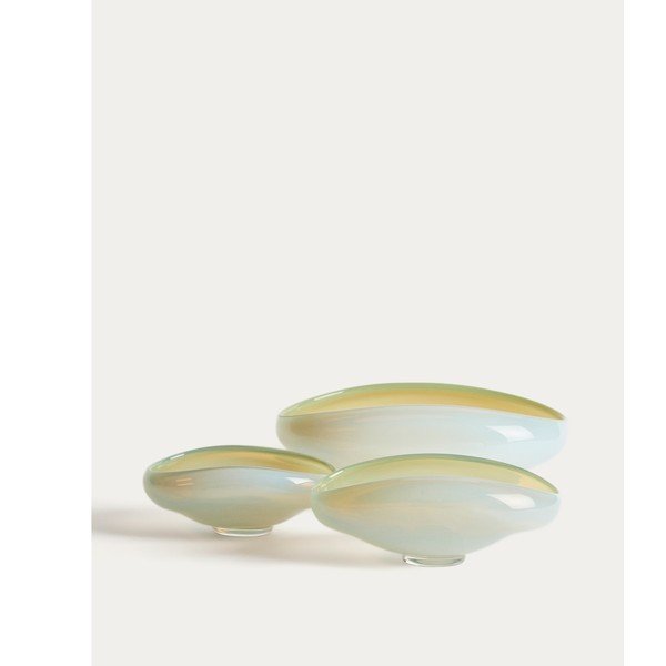 Skleněná dekorativní mísa 14x19 cm Nodila – Kave Home-image-3