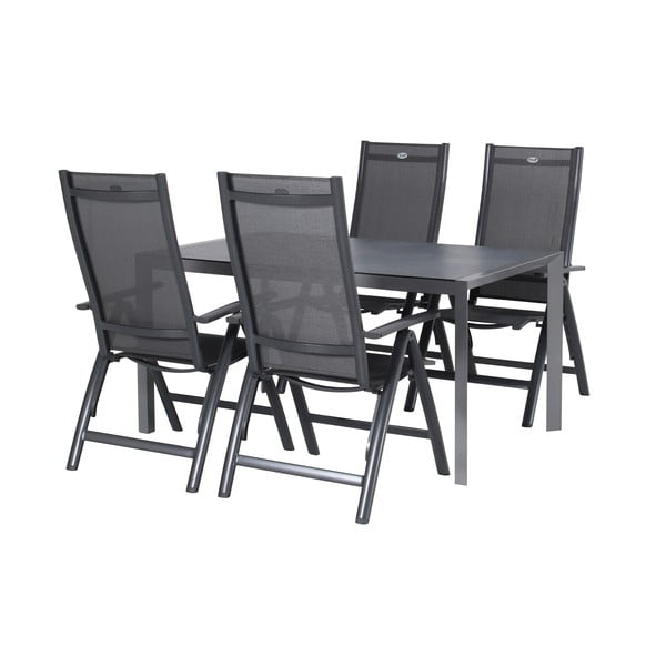 Tmavě šedá kovová zahradní židle Aruba – Hartman-image-2