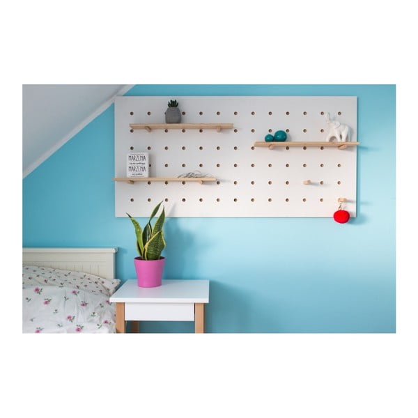 Bílý nástěnný organizér Ragaba TRIVENTI, 120 x 60 cm-image-1