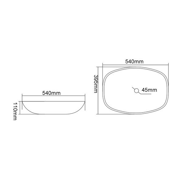 Modré skleněné umyvadlo 54x39,5 cm Kvaore – Sapho-image-4