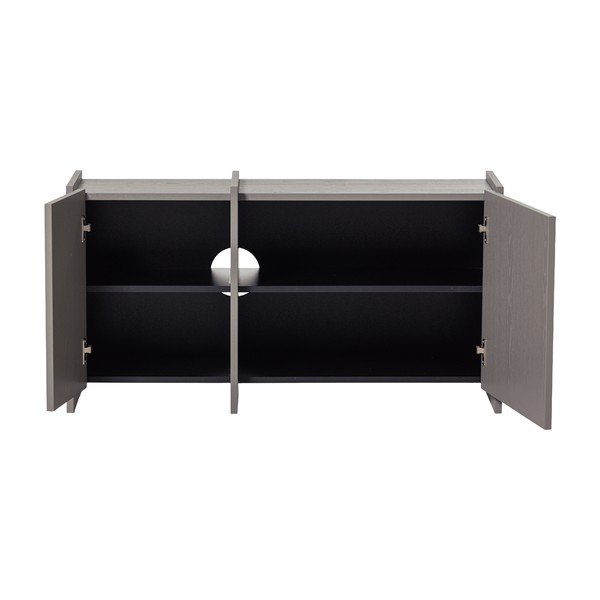 Šedý TV stolek v dekoru jasanu 102x53x44 cm Brock – WOOOD-image-3