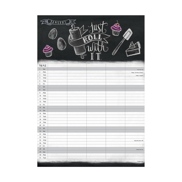 Rodinný A3 kalendář Portico Designs Lily & Val-image-2