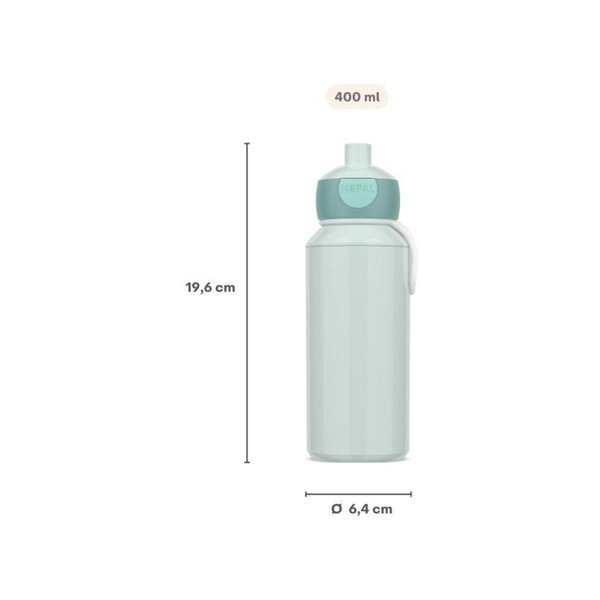 Béžová plastová dětská lahev 400 ml Sunshine & Rainbow – Mepal-image-4