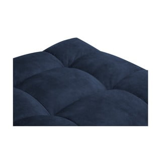 Modrý sametový puf Windsor & Co Sofas Vesta