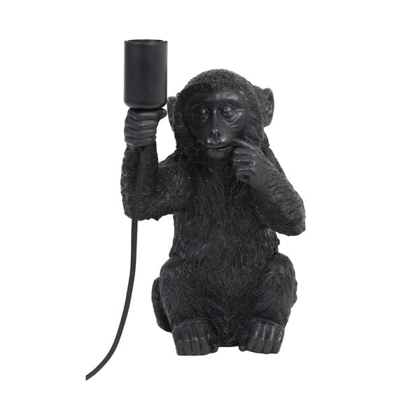 Černá stolní lampa (výška 34 cm) Monkey – Light & Living