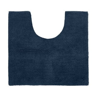 Tmavě modrá koupelnová předložka 50x45 cm Riva - Tiseco Home Studio