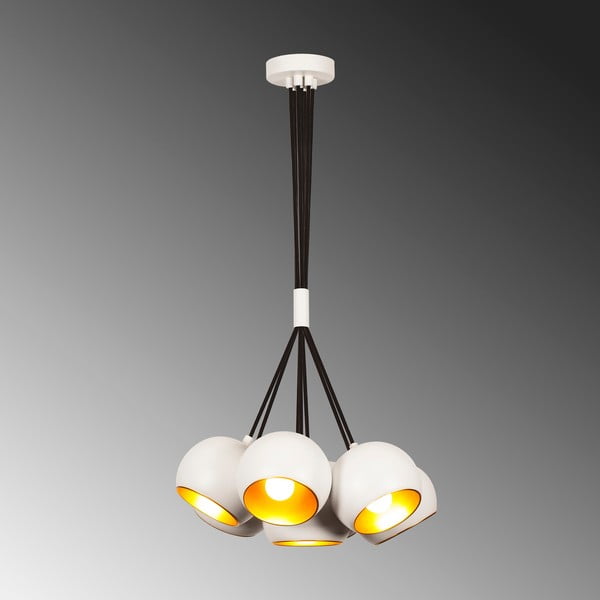 Bílé závěsné svítidlo Opviq lights Sivani-image-1