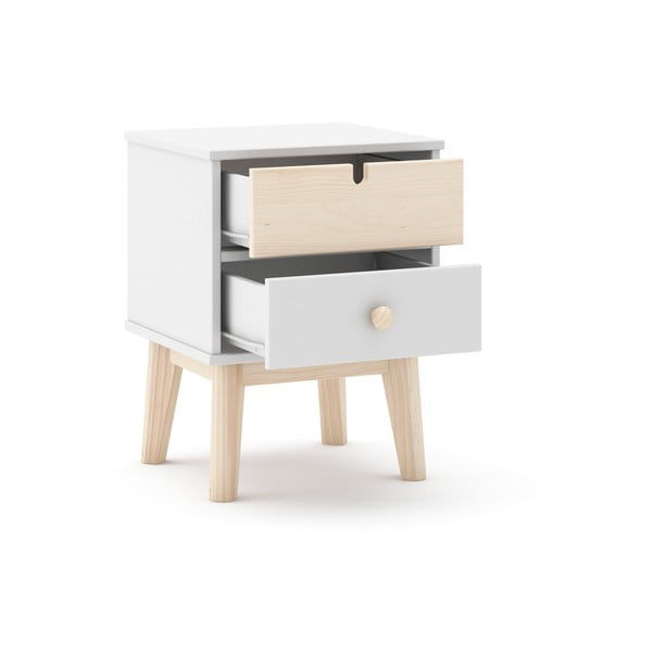 Bílý dětský noční stolek Estefania – Marckeric-image-4