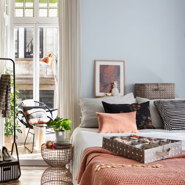 Béžový box na uložení oblečení Compactor Dots, 46 x 20,5 cm-image-3