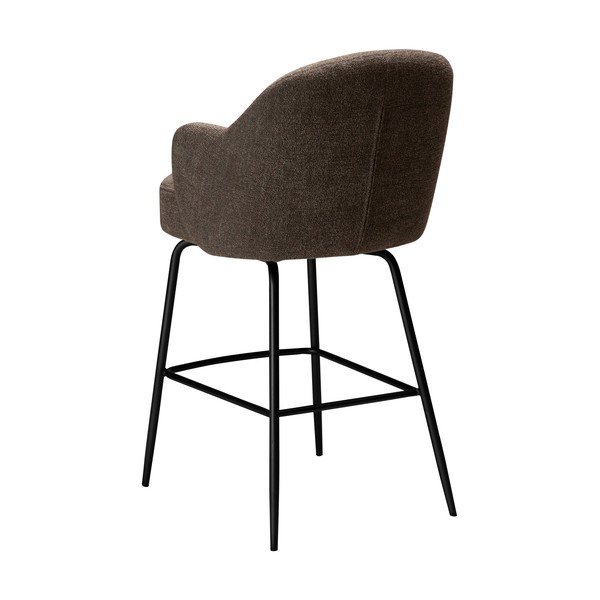 Hnědá otočná barová židle (výška sedáku 70 cm) Bae – DAN-FORM Denmark-image-4