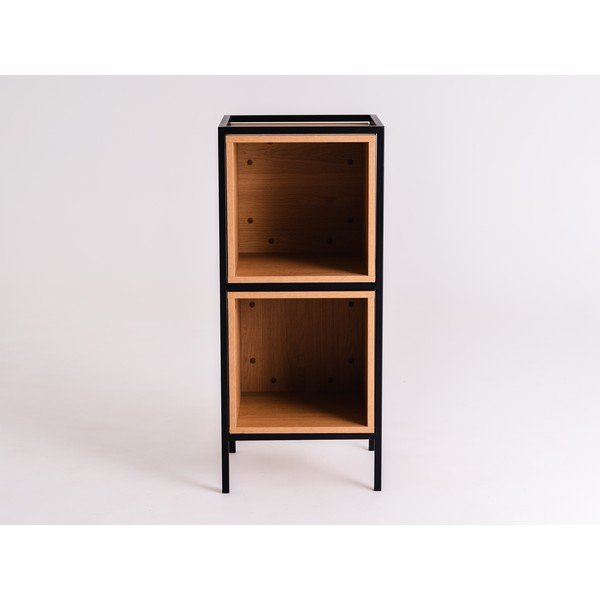 Černá knihovna v dekoru dubu 45x102 cm Skap - CustomForm-image-2
