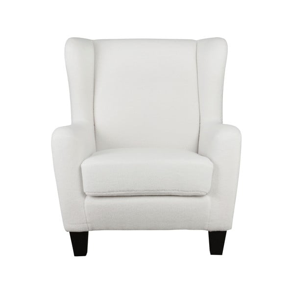 Bílé sametové křeslo ušák Zhili - Støraa-image-3