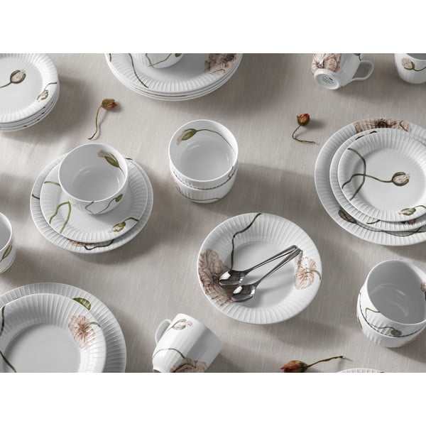 Bílý porcelánový talíř Kähler Design Hammershøi Poppy, ø 22 cm-image-3
