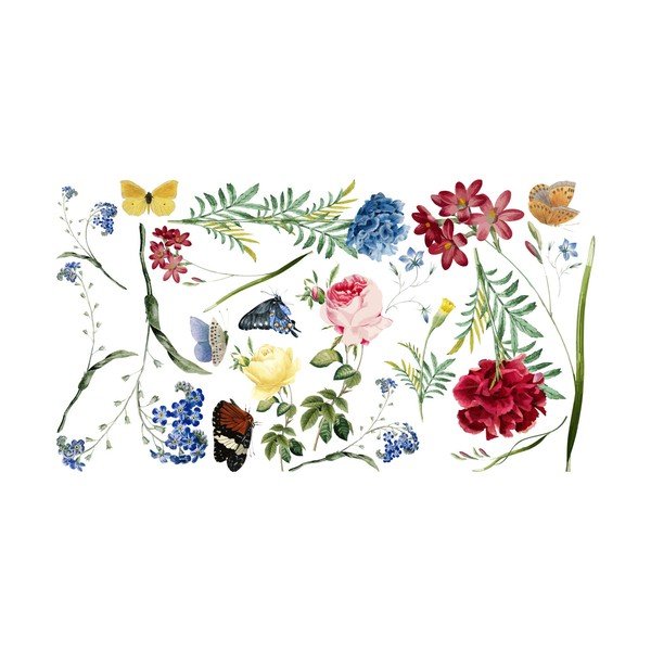 Sada samolepek na zeď Ambiance Flowers in the Garden-image-2