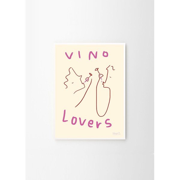 Plakát 50x70 cm Vino Lovers – Ruby Hughes – The Poster Club-image-3