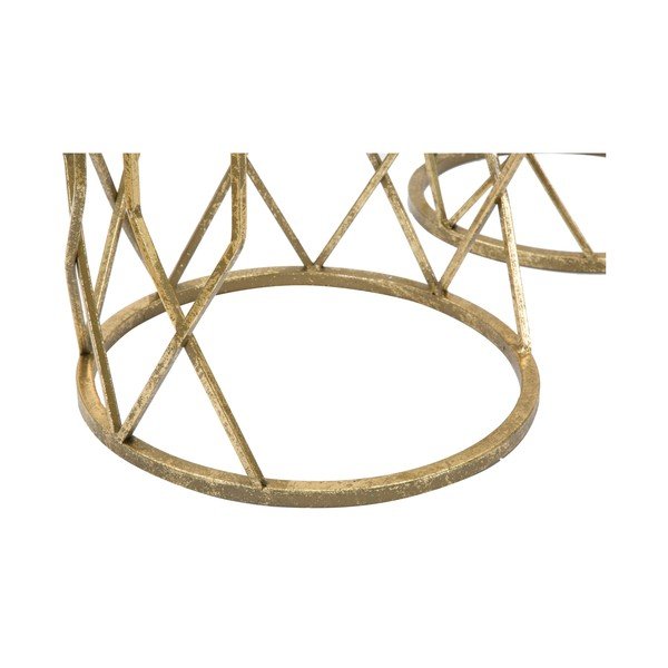 Kulaté odkládací stolky v sadě 3 ks se skleněnou deskou ø 32 cm Tunisi – Mauro Ferretti-image-4