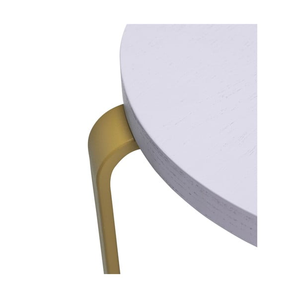 Hnědo-modrá stolička z jasanového dřeva Smile - Hübsch-image-2