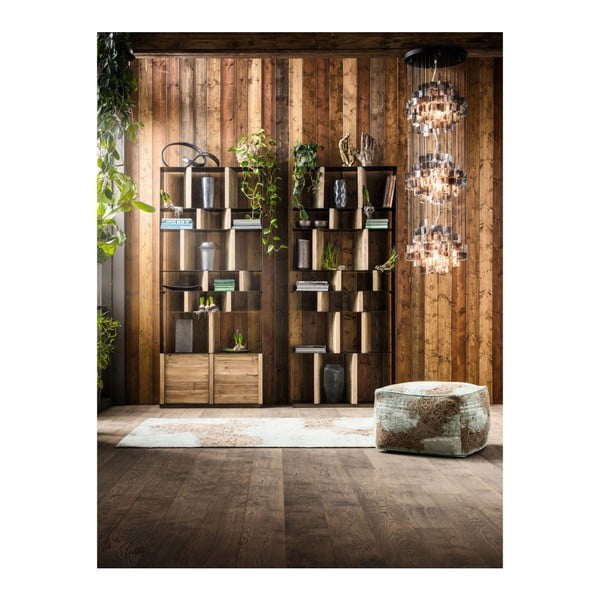 Knihovna z recyklovaného borovicového dřeva Kare Design Storm-image-4
