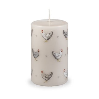 Béžová velikonoční svíčka Unipar Cute Hens, doba hoření 40 h