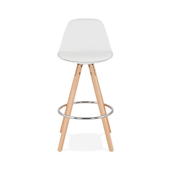Bílá barová židle Kokoon Anau, výška sedu 64 cm-image-2