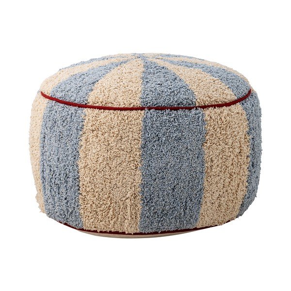 Světle modrý/béžový dětský puf Charoline – Bloomingville Mini