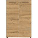 Antracitová přírodní skříňka v dekoru dubu 80x120 cm Agenda – Germania