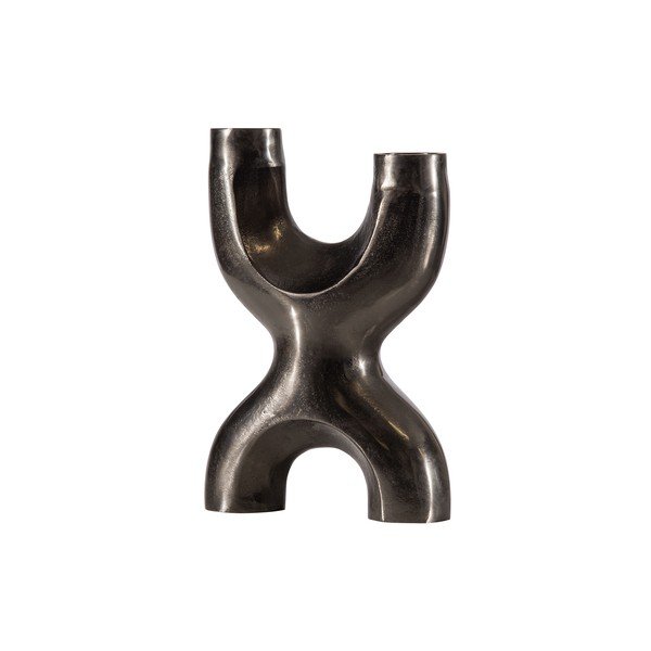 Černý kovový svícen WOOOD Don X-image-2