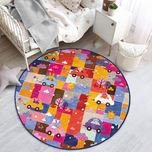 Dětský koberec ø 120 cm Comfort – Mila Home-image-4