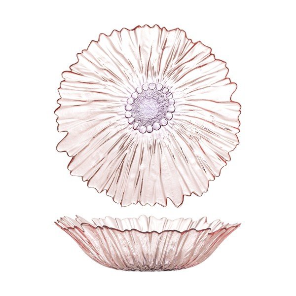 Světle růžová skleněná mísa ø 31 cm Mariko – Bloomingville-image-4