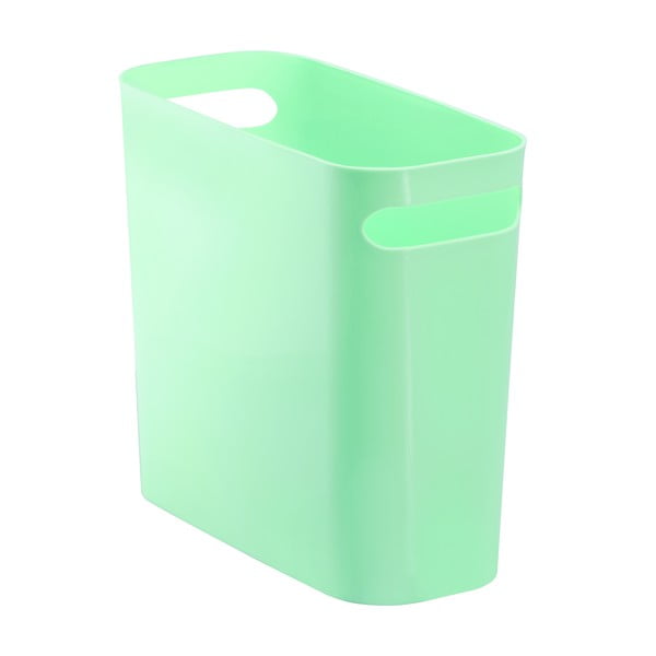 Zelený odpadkový koš iDesign Una, 8,8 l