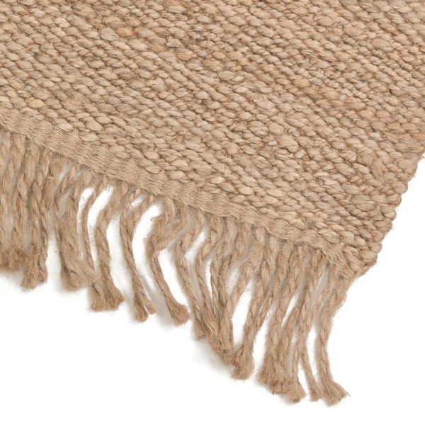 Jutový koberec v přírodní barvě 70x140 cm Alfombra – Kave Home-image-3