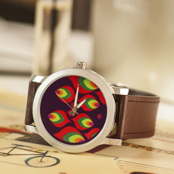 Hodinky Leaf Motif-image-1