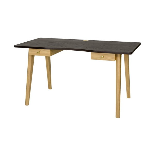 Pracovní stůl v dekoru dubu 70x140 cm Nice – Woodman-image-2