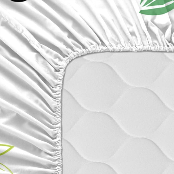 Dětské bavlněné prostěradlo Moshi Moshi Panda, 60 x 120 cm-image-2