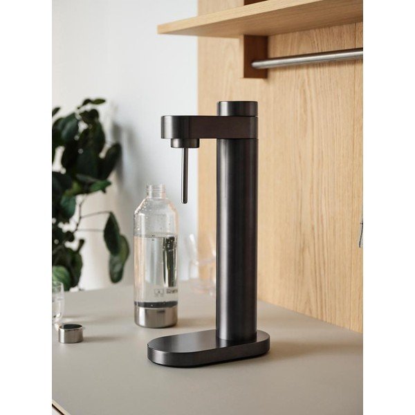 Černý výrobník sody z nerezové oceli Brus – Stelton-image-3