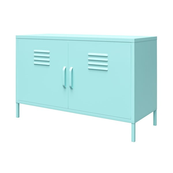 Světle modrá kovová skříňka 100x64 cm Cache - Novogratz-image-2