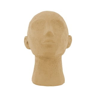 Pískově hnědá dekorativní soška PT LIVING Face Art, výška 22,8 cm