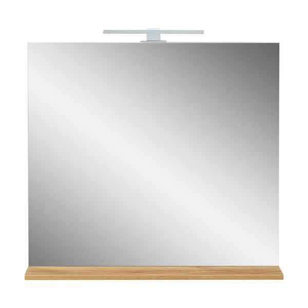 Nástěnné zrcadlo s osvětlením/s poličkou  15x75 cm Menen – Germania