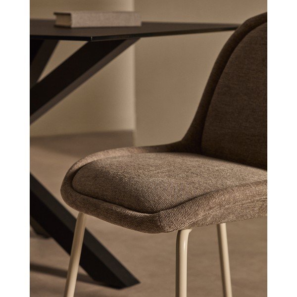 Jídelní židle šedobéžová Aimin – Kave Home-image-2