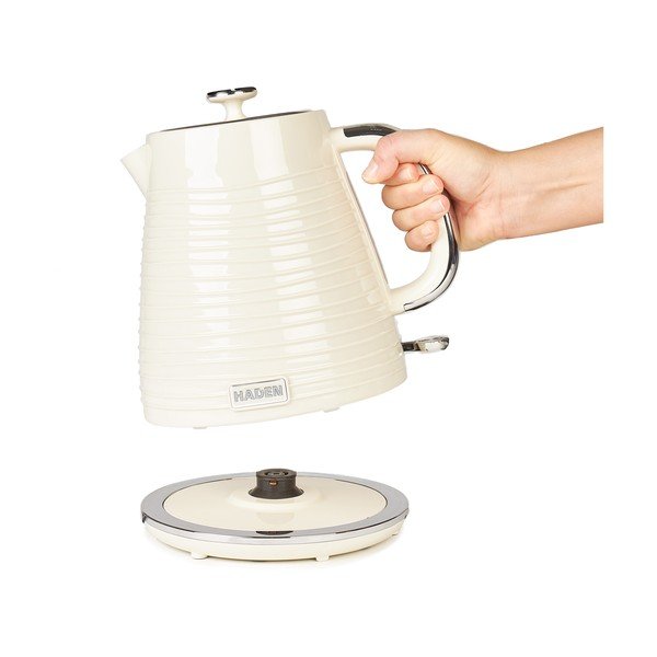 Krémová plastová rychlovarná konvice 1,7 l Devon – Haden-image-3